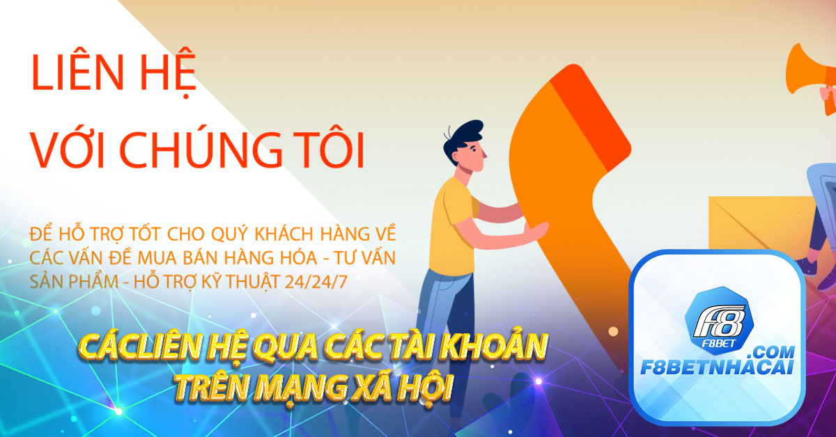 Liên hệ qua các tài khoản trên mạng xã hội