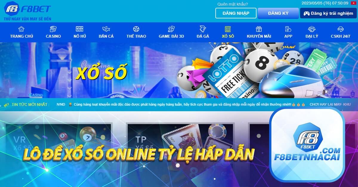 Lô đề xổ số online tỷ lệ hấp dẫn 