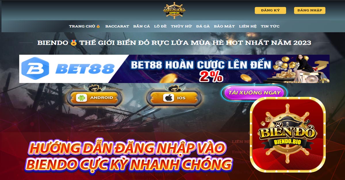 Hướng dẫn đăng nhập vào Biendo cực kỳ nhanh chóng