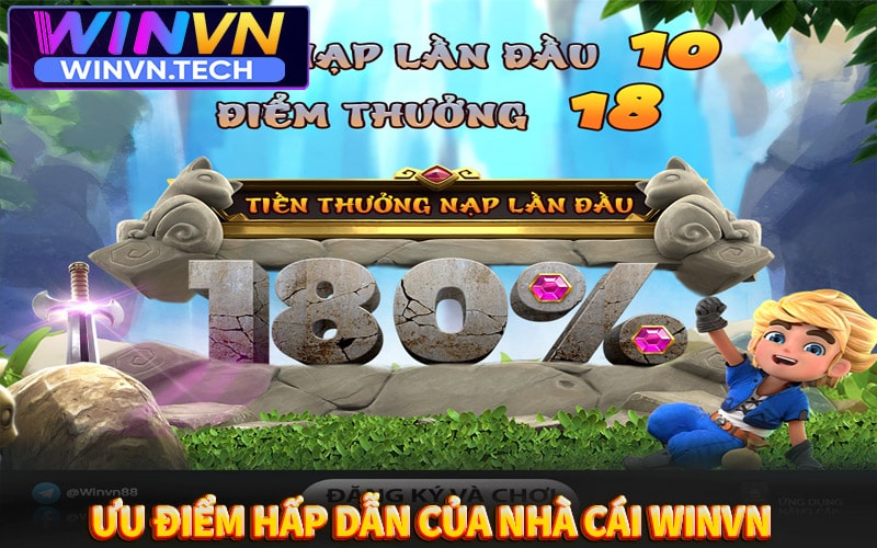 Ưu điểm hấp dẫn của nhà cái winvn 